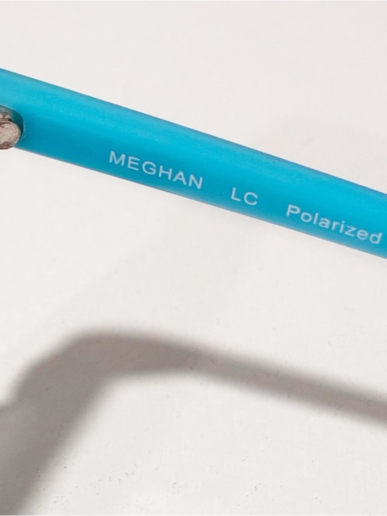 Lilly Pulitzer Polarized‎ Blue Meghan Floral Frame Womens Sunglasses
